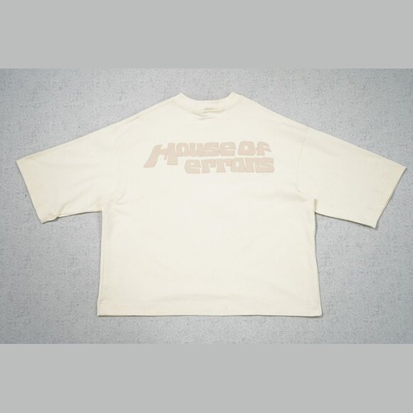 House of Errors Yellow Short Sleeved Shirt With Large Pattern - Picture 4 of 11